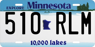 MN license plate 510RLM