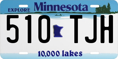 MN license plate 510TJH