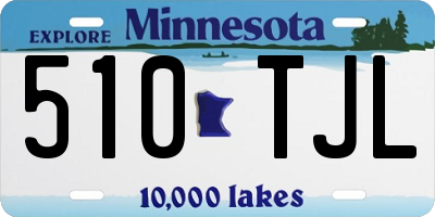 MN license plate 510TJL