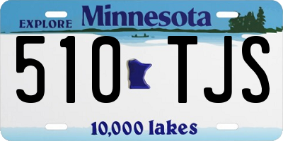 MN license plate 510TJS