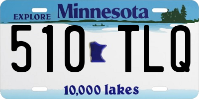 MN license plate 510TLQ