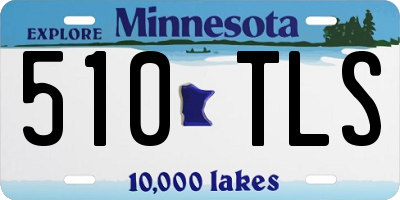 MN license plate 510TLS