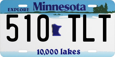 MN license plate 510TLT