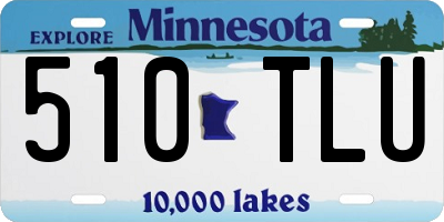 MN license plate 510TLU