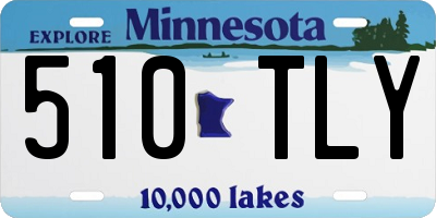 MN license plate 510TLY