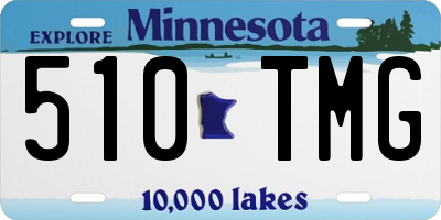 MN license plate 510TMG