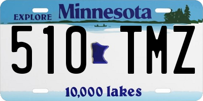 MN license plate 510TMZ