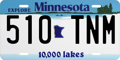 MN license plate 510TNM