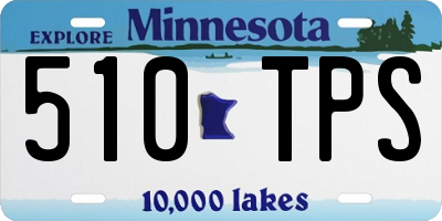MN license plate 510TPS