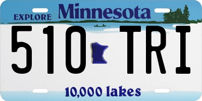 MN license plate 510TRI