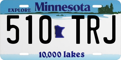 MN license plate 510TRJ