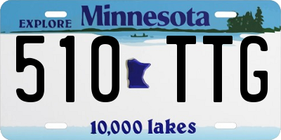 MN license plate 510TTG
