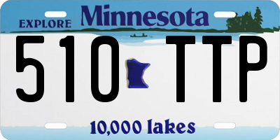 MN license plate 510TTP
