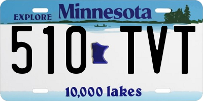 MN license plate 510TVT