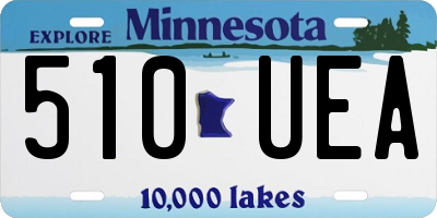 MN license plate 510UEA