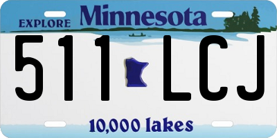 MN license plate 511LCJ