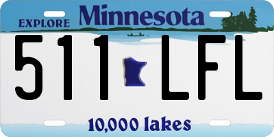 MN license plate 511LFL
