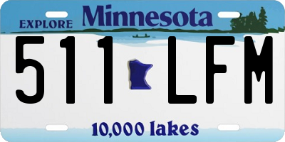 MN license plate 511LFM