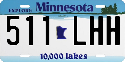 MN license plate 511LHH