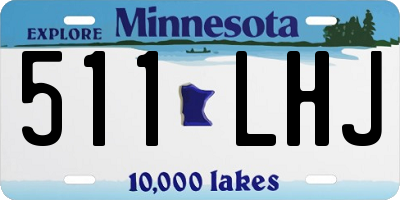 MN license plate 511LHJ