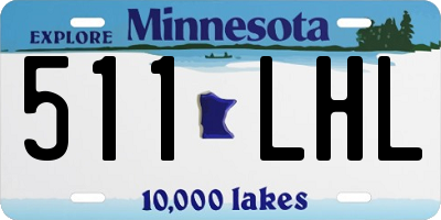 MN license plate 511LHL