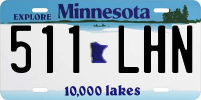 MN license plate 511LHN