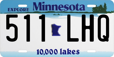 MN license plate 511LHQ