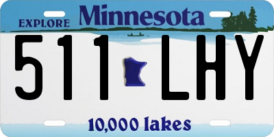MN license plate 511LHY