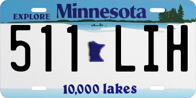 MN license plate 511LIH