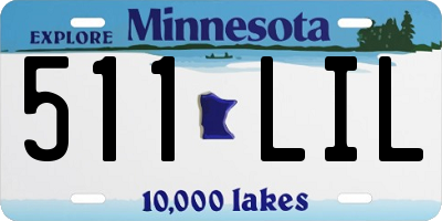 MN license plate 511LIL
