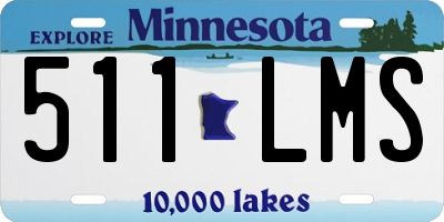 MN license plate 511LMS