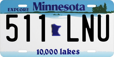 MN license plate 511LNU