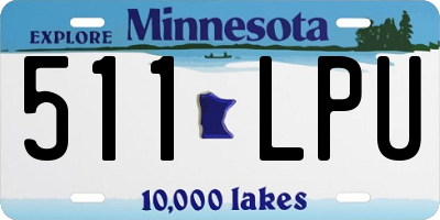 MN license plate 511LPU