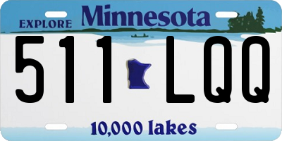 MN license plate 511LQQ