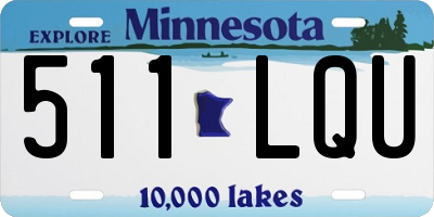 MN license plate 511LQU