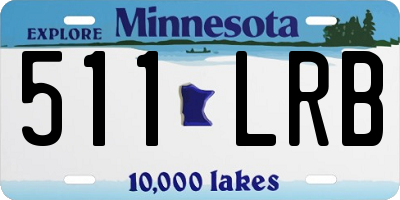 MN license plate 511LRB