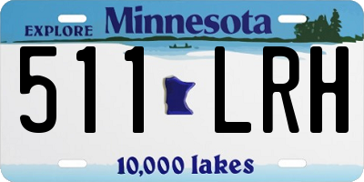 MN license plate 511LRH