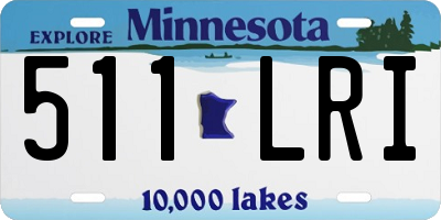 MN license plate 511LRI