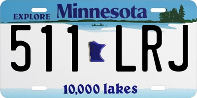 MN license plate 511LRJ