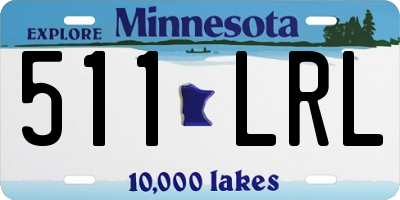 MN license plate 511LRL