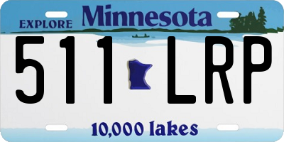 MN license plate 511LRP