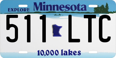 MN license plate 511LTC
