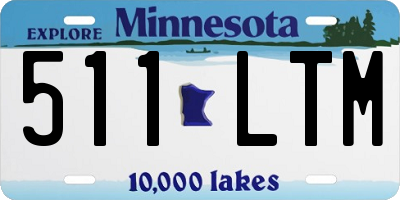 MN license plate 511LTM