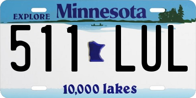MN license plate 511LUL