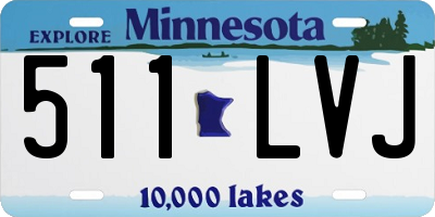 MN license plate 511LVJ