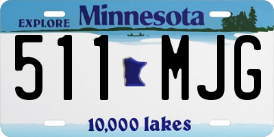 MN license plate 511MJG