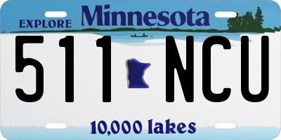MN license plate 511NCU