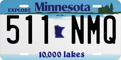 MN license plate 511NMQ
