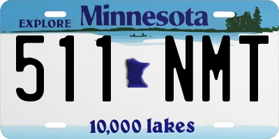 MN license plate 511NMT