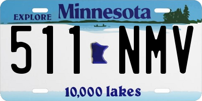 MN license plate 511NMV